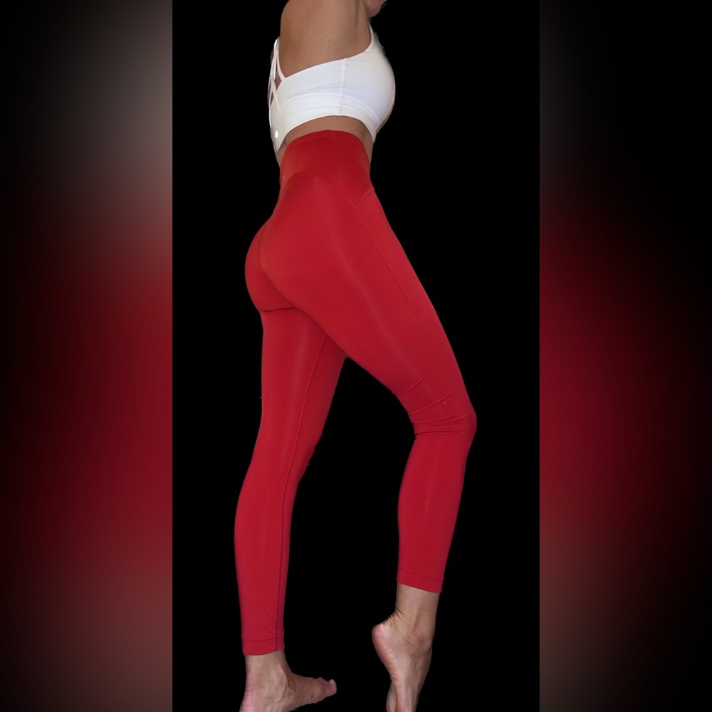 Lululemon athletica red high waist leggings